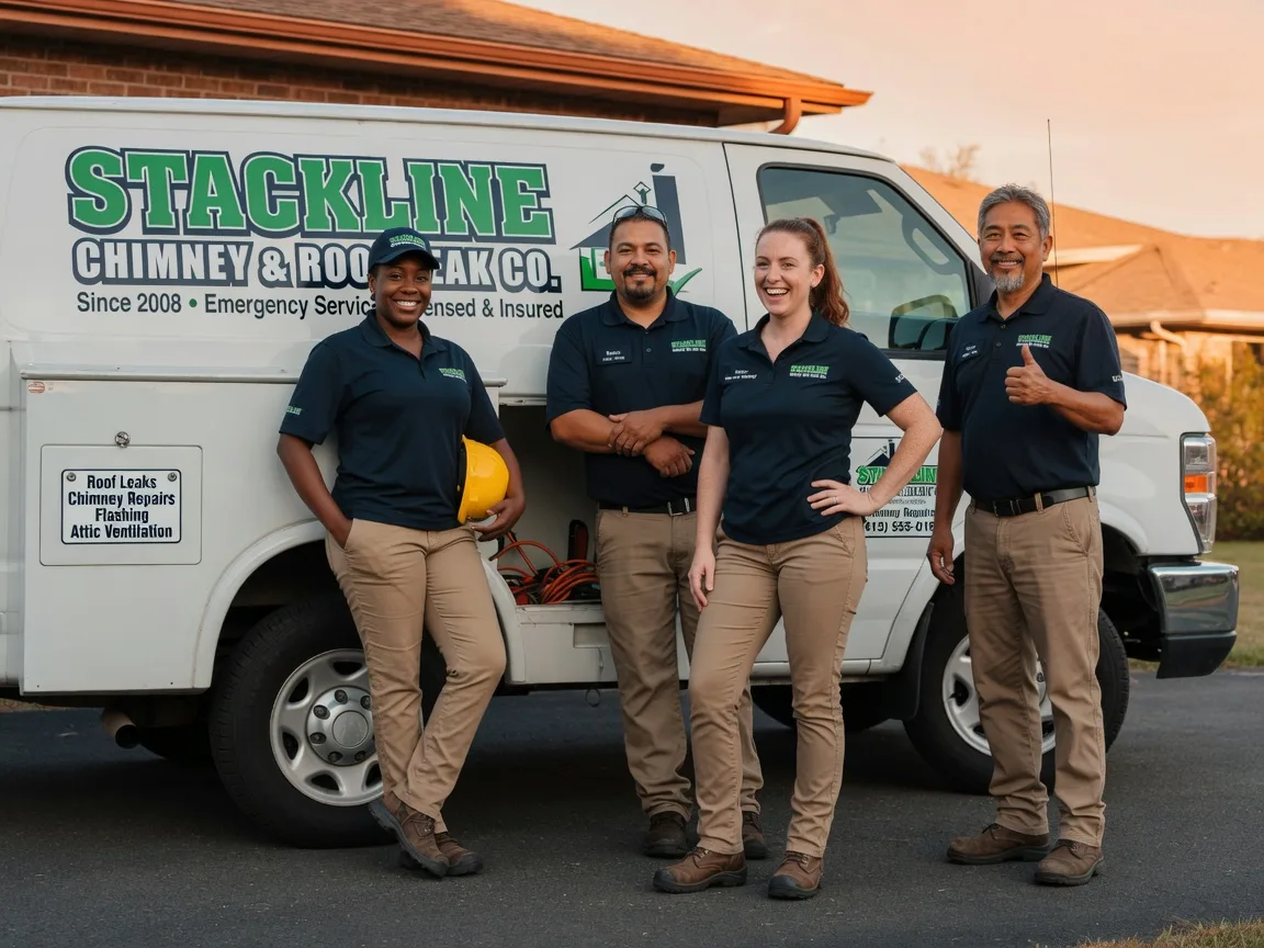 Chimney flashing repair company in Pescadero, CA